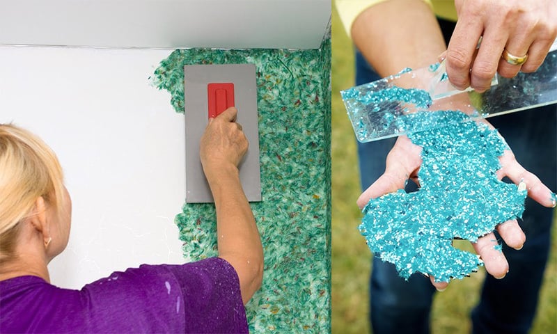 Cum se aplica tapetul lichid pas cu pas