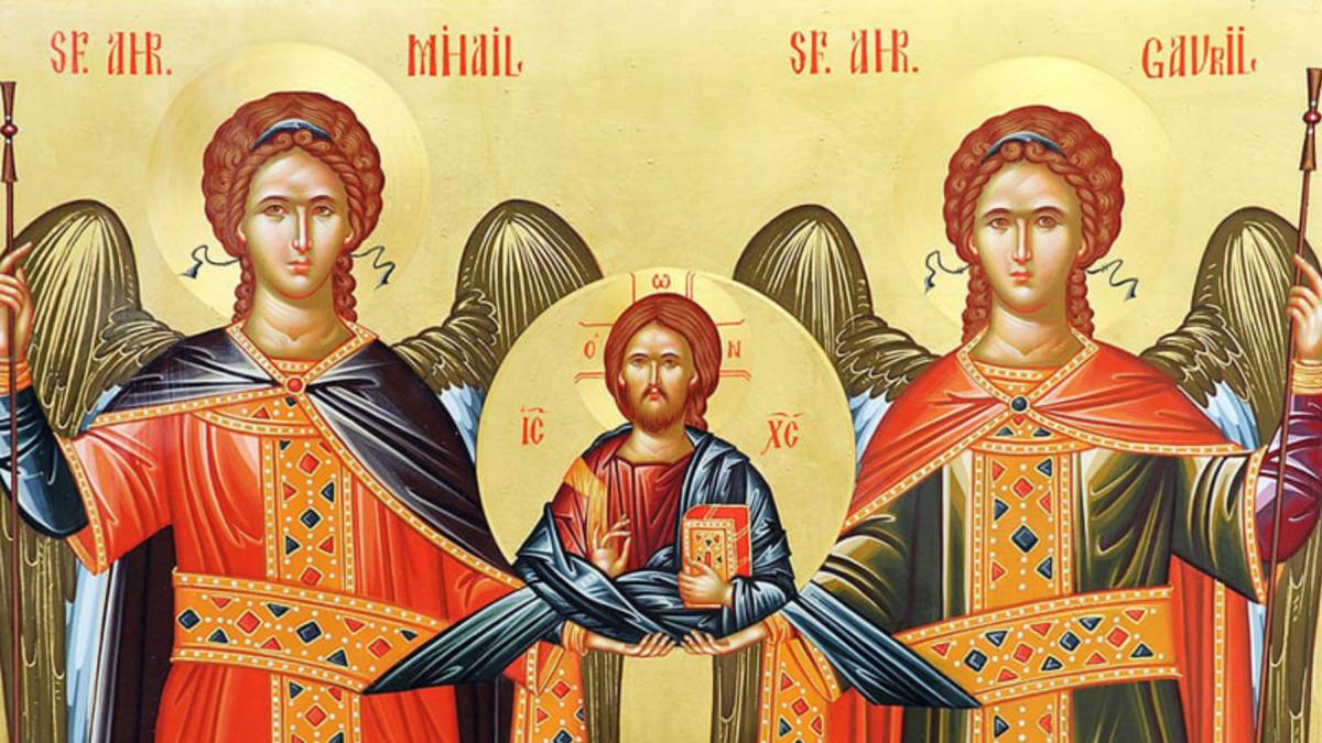 Icoană Sfinții Arhangheli Mihail și Gavril