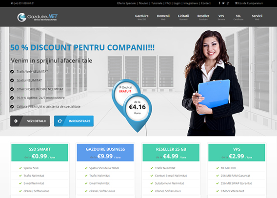 Gazduire.net – serviciu de gazduire web, domenii si VPS